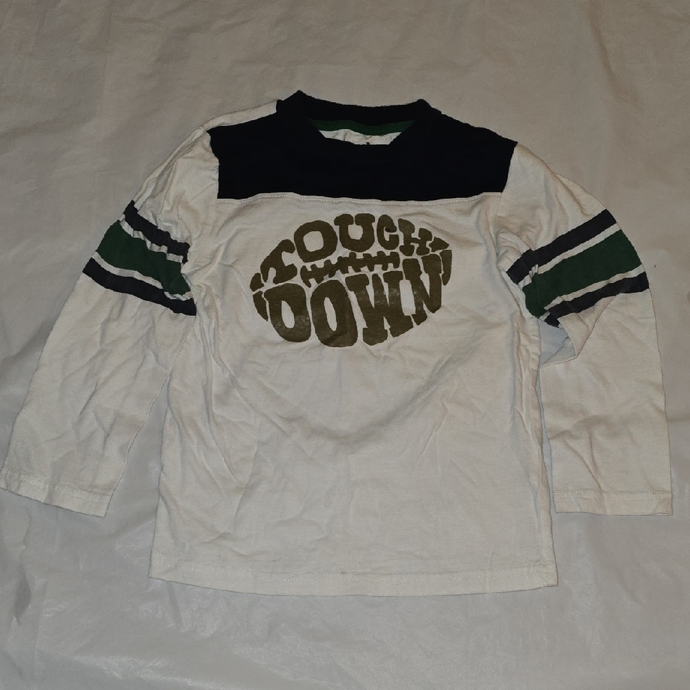 Crazy 8 Boys Football Touch Down Long Sleeved Shirt 5T